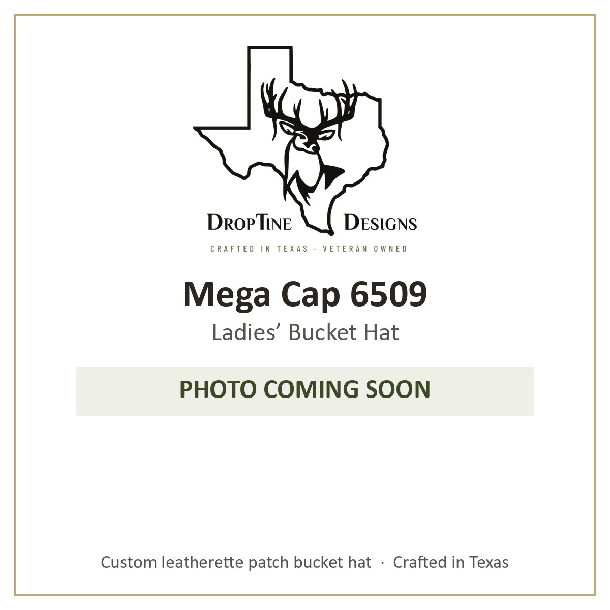 Photo coming soon: Mega Cap 6509 Ladies’ Bucket Hat