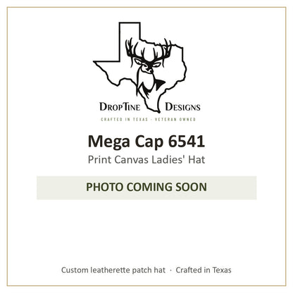 Photo coming soon: Mega Cap 6541 Print Canvas Ladies' Hat