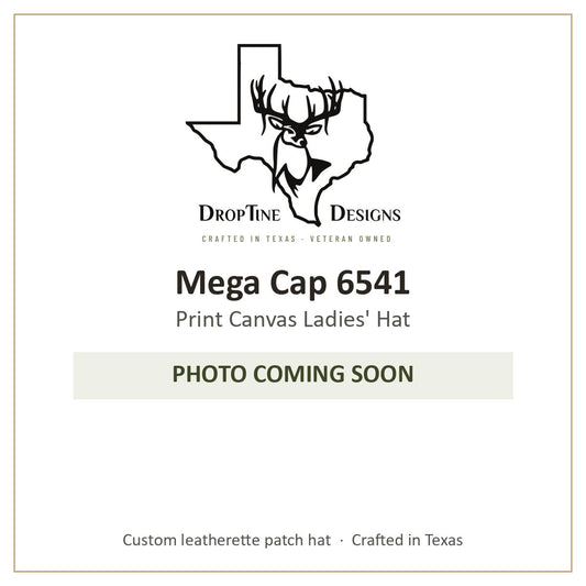 Photo coming soon: Mega Cap 6541 Print Canvas Ladies' Hat