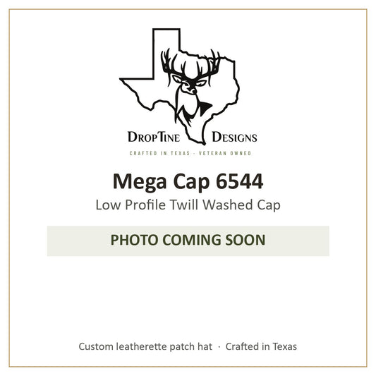Photo coming soon: Mega Cap 6544 Low Profile Twill Washed Cap