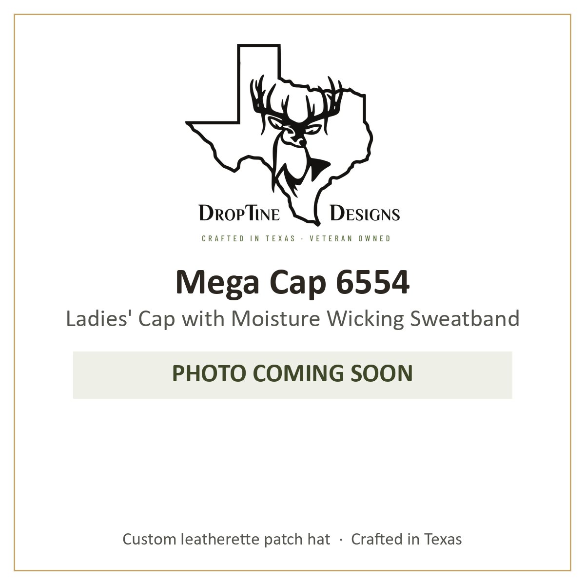 Photo coming soon: Mega Cap 6554 Ladies' Cap with Moisture Wicking Sweatband