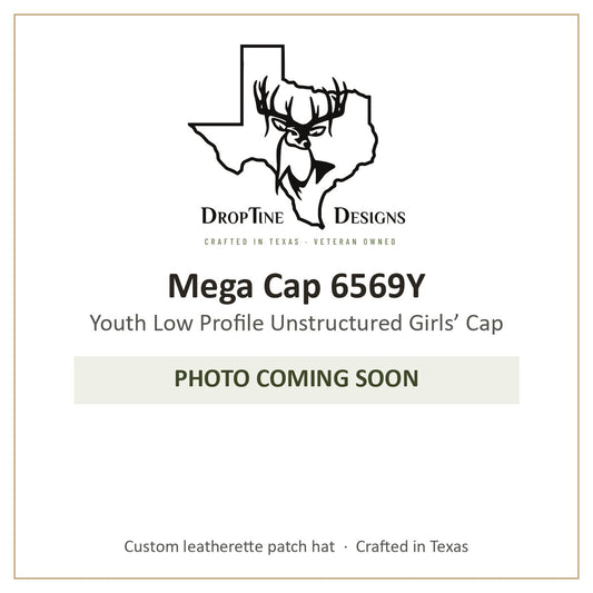 Photo coming soon: Mega Cap 6569Y Youth Low Profile Unstructured Girls’ Cap