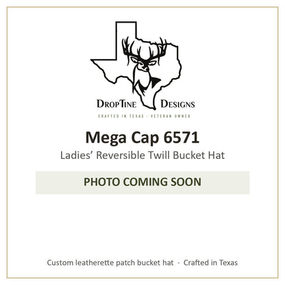 Photo coming soon: Mega Cap 6571 Ladies’ Reversible Twill Bucket Hat