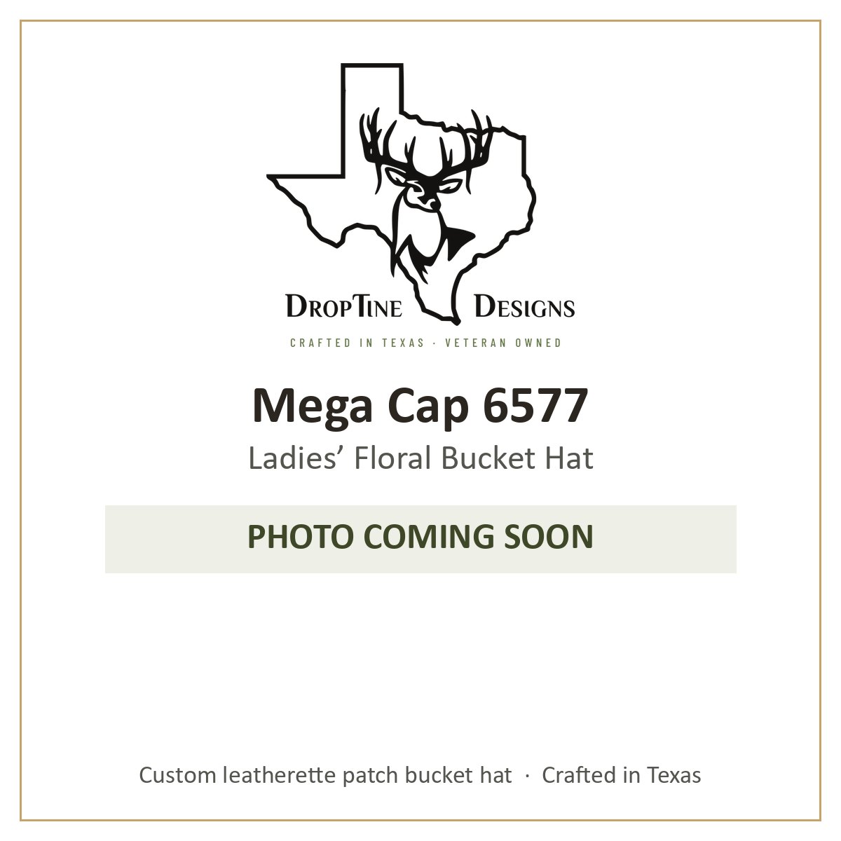 Photo coming soon: Mega Cap 6577 Ladies’ Floral Bucket Hat