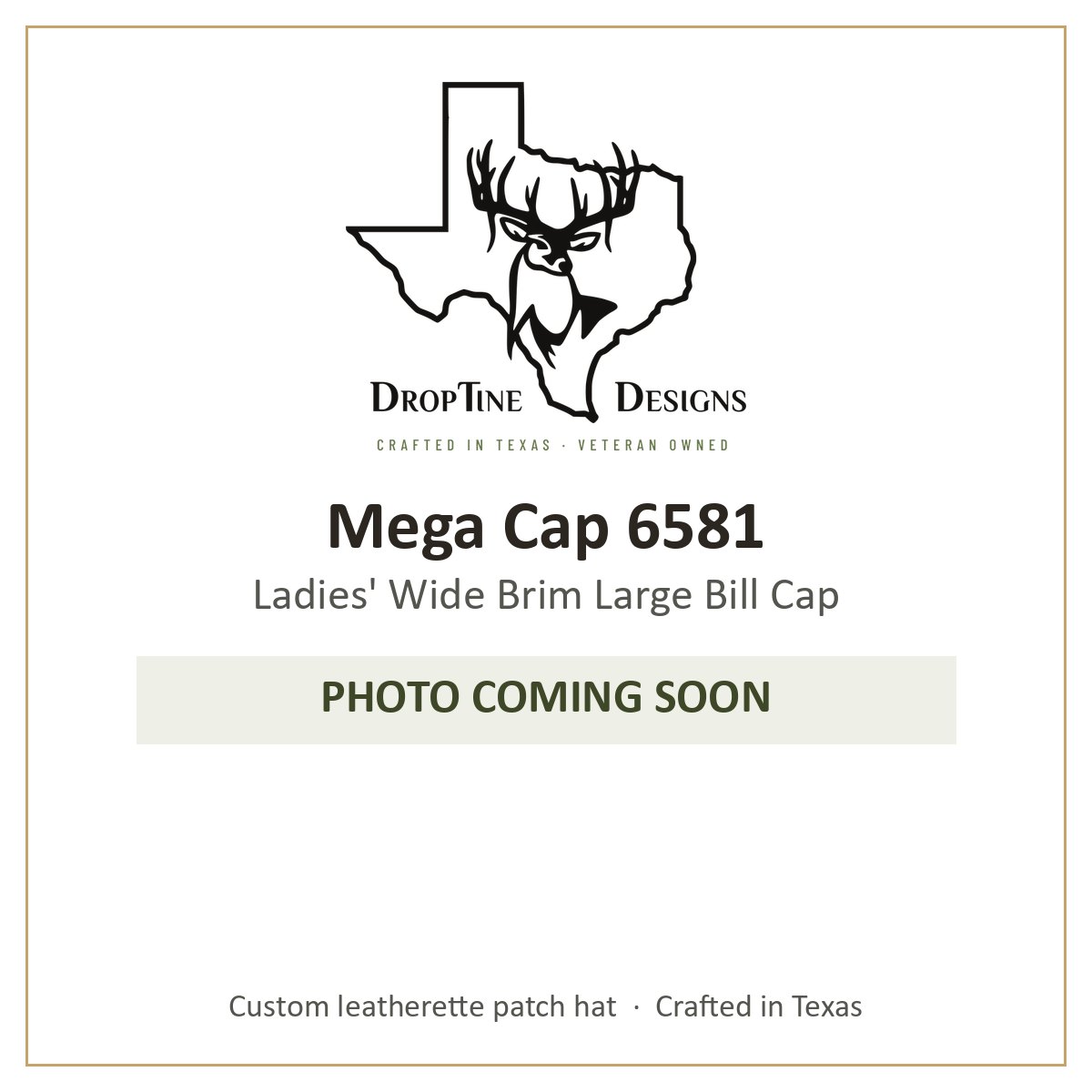 Photo coming soon: Mega Cap 6581 Ladies' Wide Brim Large Bill Cap