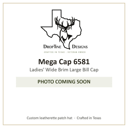 Photo coming soon: Mega Cap 6581 Ladies' Wide Brim Large Bill Cap