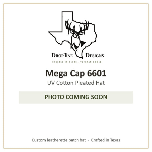 Photo coming soon: Mega Cap 6601 UV Cotton Pleated Hat