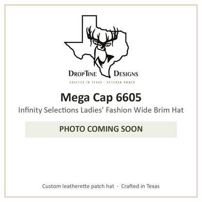 Photo coming soon: Mega Cap 6605 Infinity Selections Ladies' Fashion Wide Brim Hat