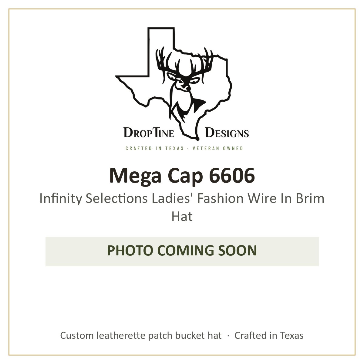 Photo coming soon: Mega Cap 6606 Infinity Selections Ladies' Fashion Wire In Brim Hat