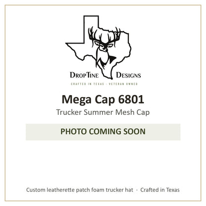 Photo coming soon: Mega Cap 6801 Trucker Summer Mesh Cap