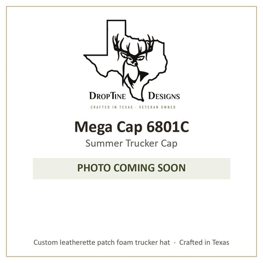 Photo coming soon: Mega Cap 6801C Summer Trucker Cap