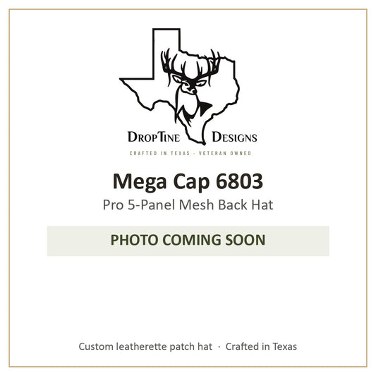 Photo coming soon: Mega Cap 6803 Pro 5-Panel Mesh Back Hat