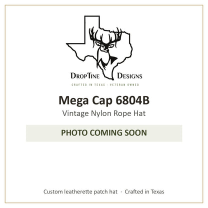 Photo coming soon: Mega Cap 6804B Vintage Nylon Rope Hat