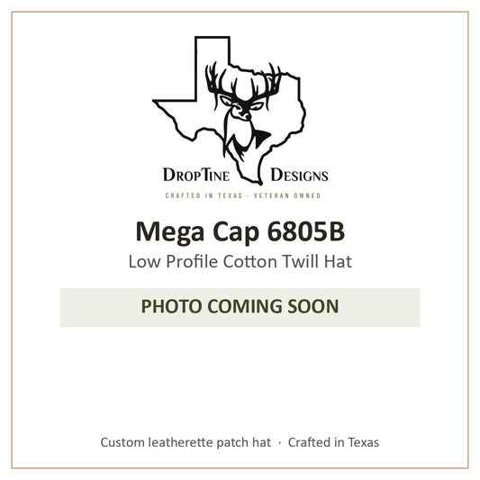 Photo coming soon: Mega Cap 6805B Low Profile Cotton Twill Hat