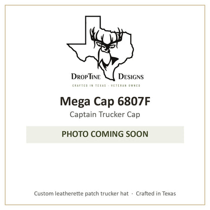 Photo coming soon: Mega Cap 6807F Captain Trucker Cap