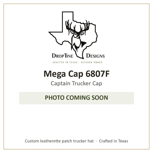 Photo coming soon: Mega Cap 6807F Captain Trucker Cap