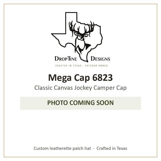 Photo coming soon: Mega Cap 6823 Classic Canvas Jockey Camper Cap