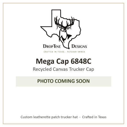 Photo coming soon: Mega Cap 6848C Recycled Canvas Trucker Cap