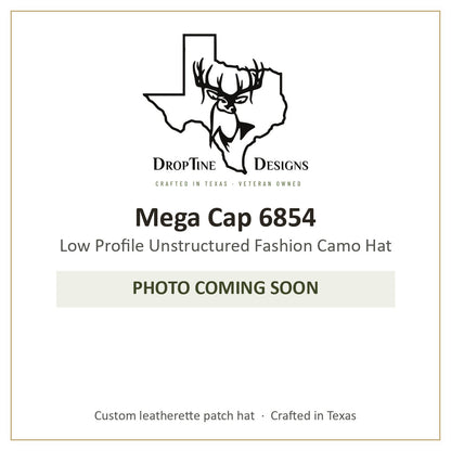 Photo coming soon: Mega Cap 6854 Low Profile Unstructured Fashion Camo Hat