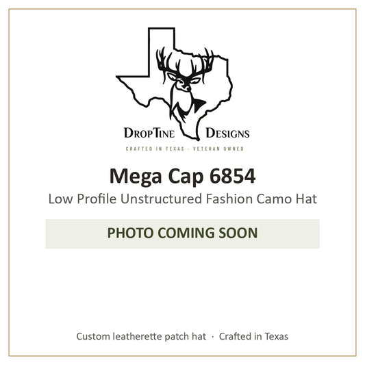 Photo coming soon: Mega Cap 6854 Low Profile Unstructured Fashion Camo Hat