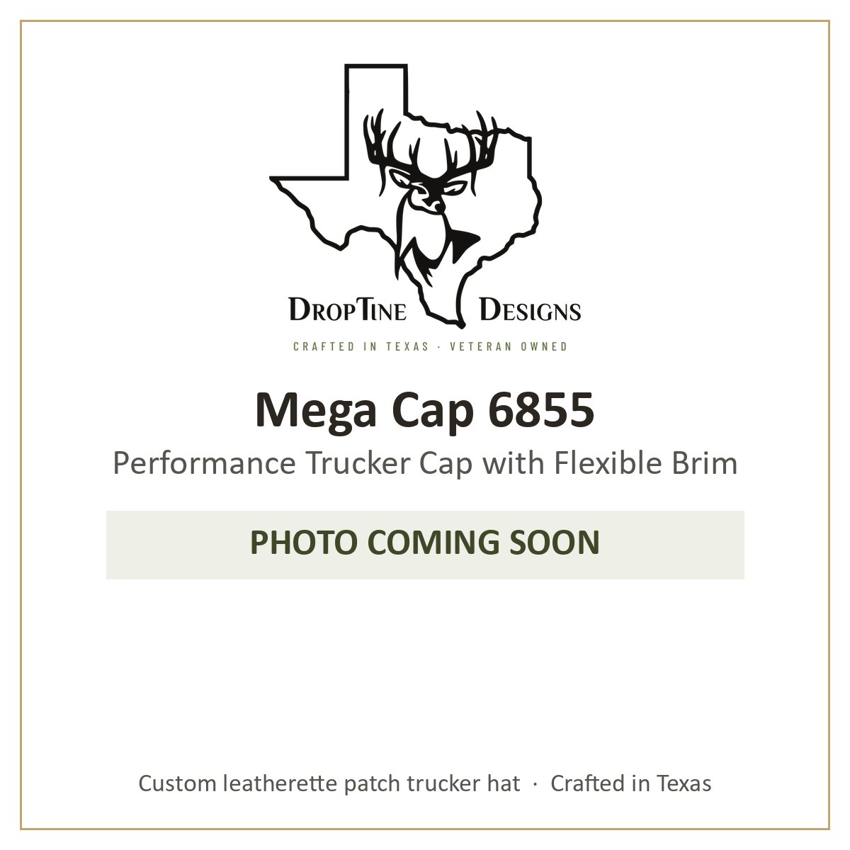 Photo coming soon: Mega Cap 6855 Performance Trucker Cap with Flexible Brim