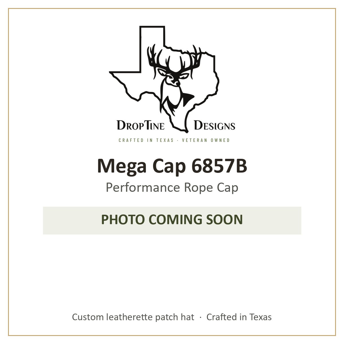 Photo coming soon: Mega Cap 6857B Performance Rope Cap
