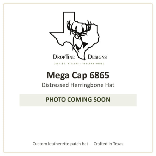Photo coming soon: Mega Cap 6865 Distressed Herringbone Hat