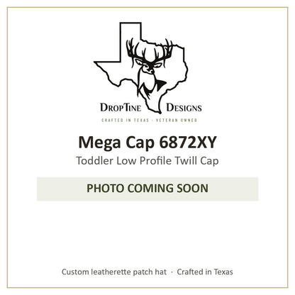 Photo coming soon: Mega Cap 6872XY Toddler Low Profile Twill Cap