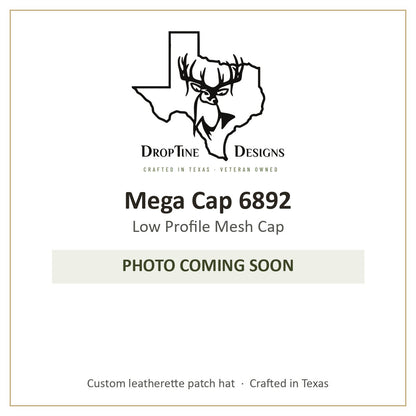 Photo coming soon: Mega Cap 6892 Low Profile Mesh Cap
