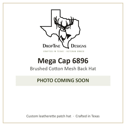 Photo coming soon: Mega Cap 6896 Brushed Cotton Mesh Back Hat