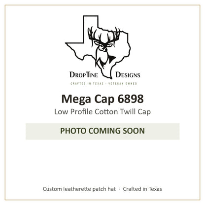 Photo coming soon: Mega Cap 6898 Low Profile Cotton Twill Cap