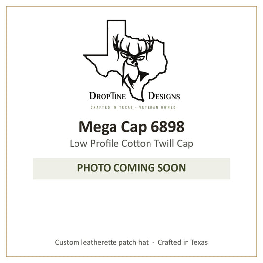 Photo coming soon: Mega Cap 6898 Low Profile Cotton Twill Cap