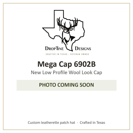 Photo coming soon: Mega Cap 6902B New Low Profile Wool Look Cap