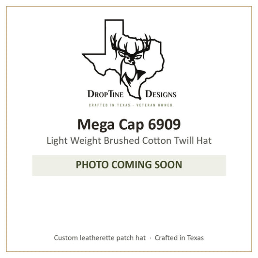 Photo coming soon: Mega Cap 6909 Light Weight Brushed Cotton Twill Hat