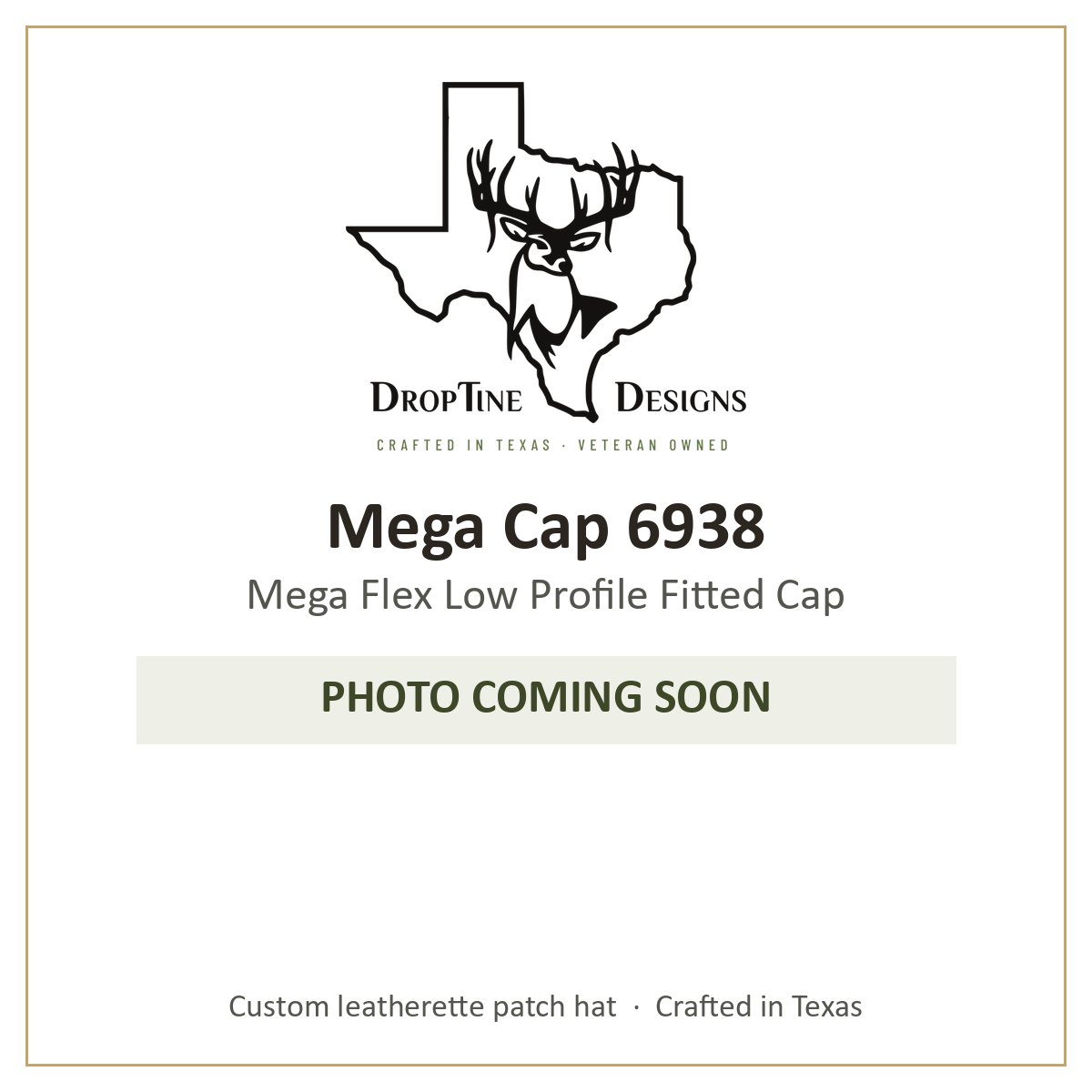 Photo coming soon: Mega Cap 6938 Mega Flex Low Profile Fitted Cap