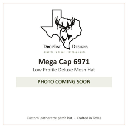 Photo coming soon: Mega Cap 6971 Low Profile Deluxe Mesh Hat