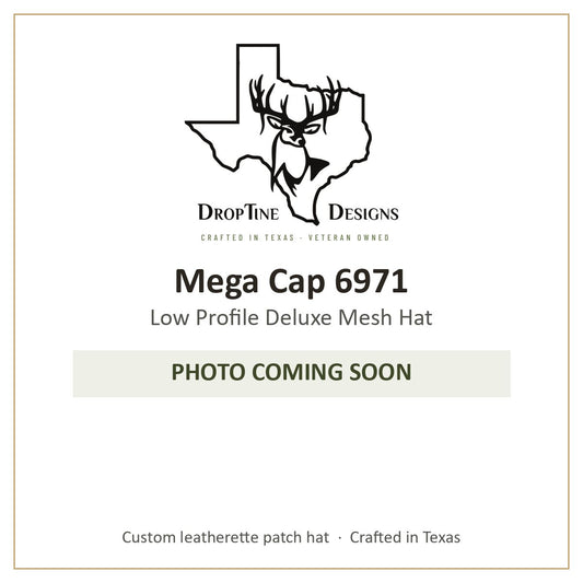 Photo coming soon: Mega Cap 6971 Low Profile Deluxe Mesh Hat