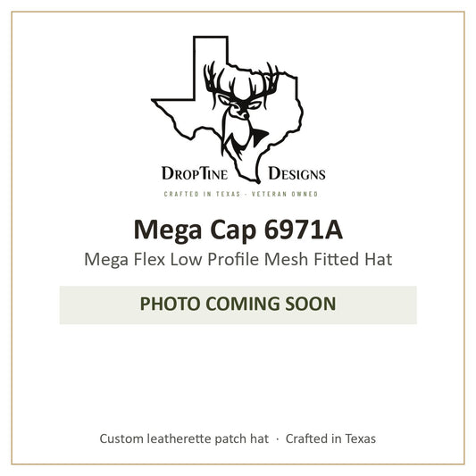 Photo coming soon: Mega Cap 6971A Mega Flex Low Profile Mesh Fitted Hat