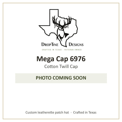 Photo coming soon: Mega Cap 6976 Cotton Twill Cap