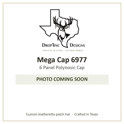 Photo coming soon: Mega Cap 6977 6 Panel Polynosic Cap