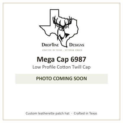 Photo coming soon: Mega Cap 6987 Low Profile Cotton Twill Cap