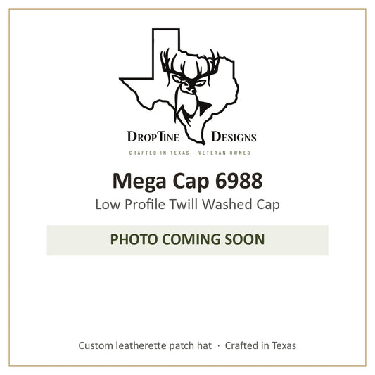 Photo coming soon: Mega Cap 6988 Low Profile Twill Washed Cap