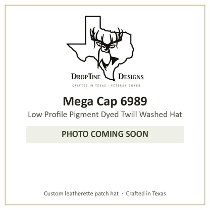 Photo coming soon: Mega Cap 6989 Low Profile Pigment Dyed Twill Washed Hat