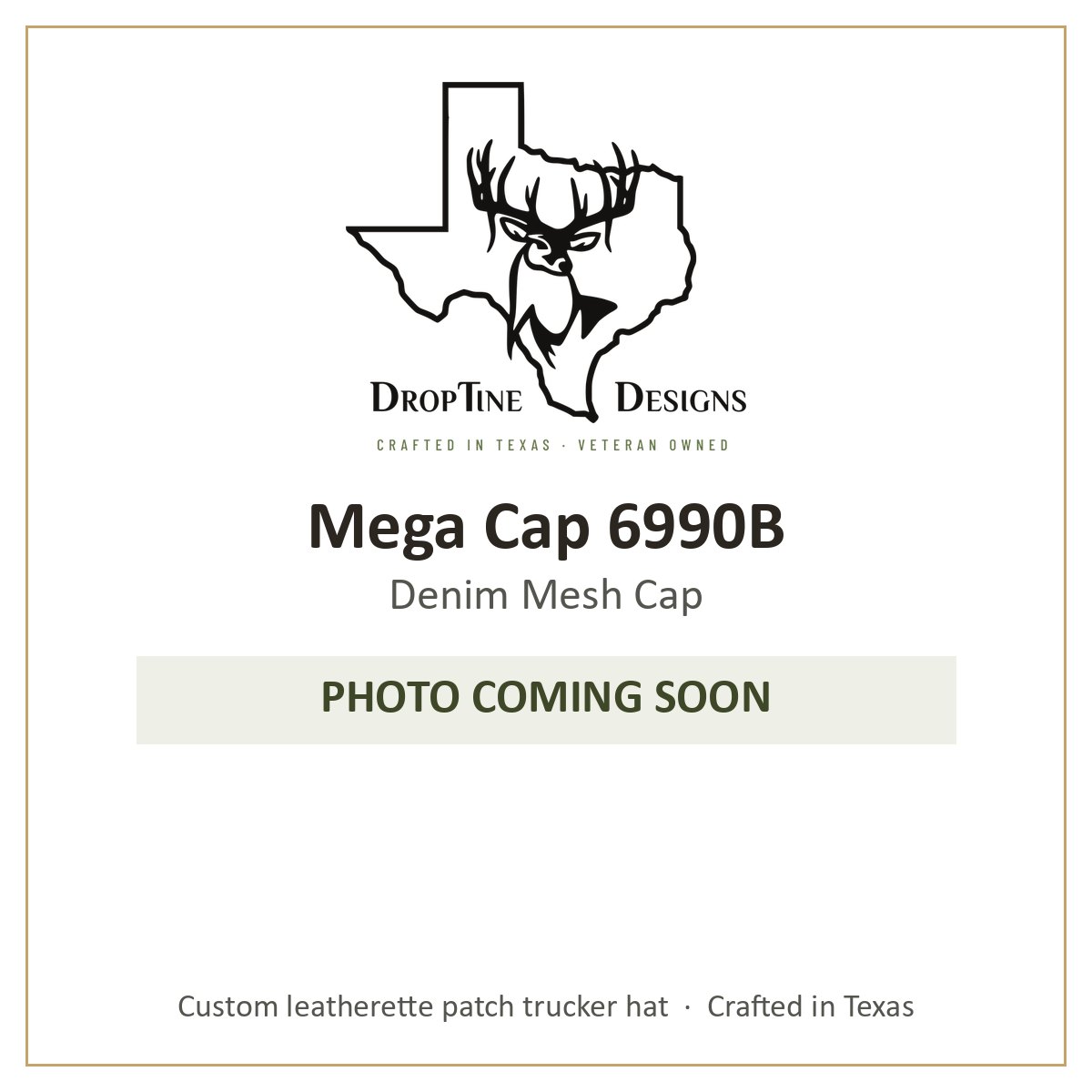 Photo coming soon: Mega Cap 6990B Denim Mesh Cap
