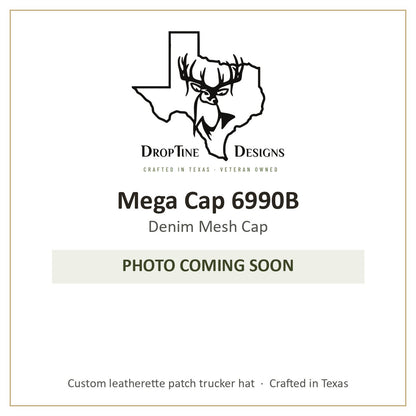 Photo coming soon: Mega Cap 6990B Denim Mesh Cap