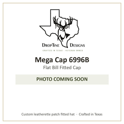 Photo coming soon: Mega Cap 6996B Flat Bill Fitted Cap