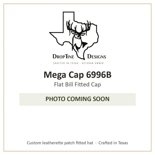 Photo coming soon: Mega Cap 6996B Flat Bill Fitted Cap