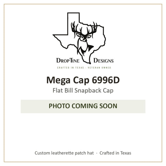 Photo coming soon: Mega Cap 6996D Flat Bill Snapback Cap
