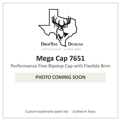Photo coming soon: Mega Cap 7651 Performance Fine-Ripstop Cap with Flexible Brim