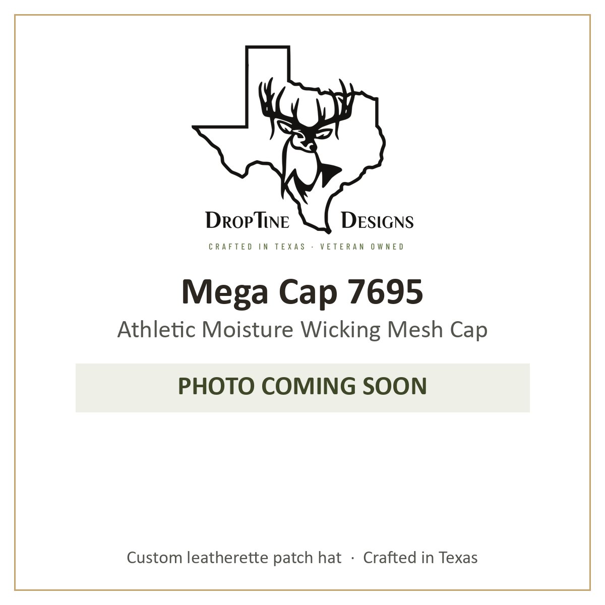 Photo coming soon: Mega Cap 7695 Athletic Moisture Wicking Mesh Cap